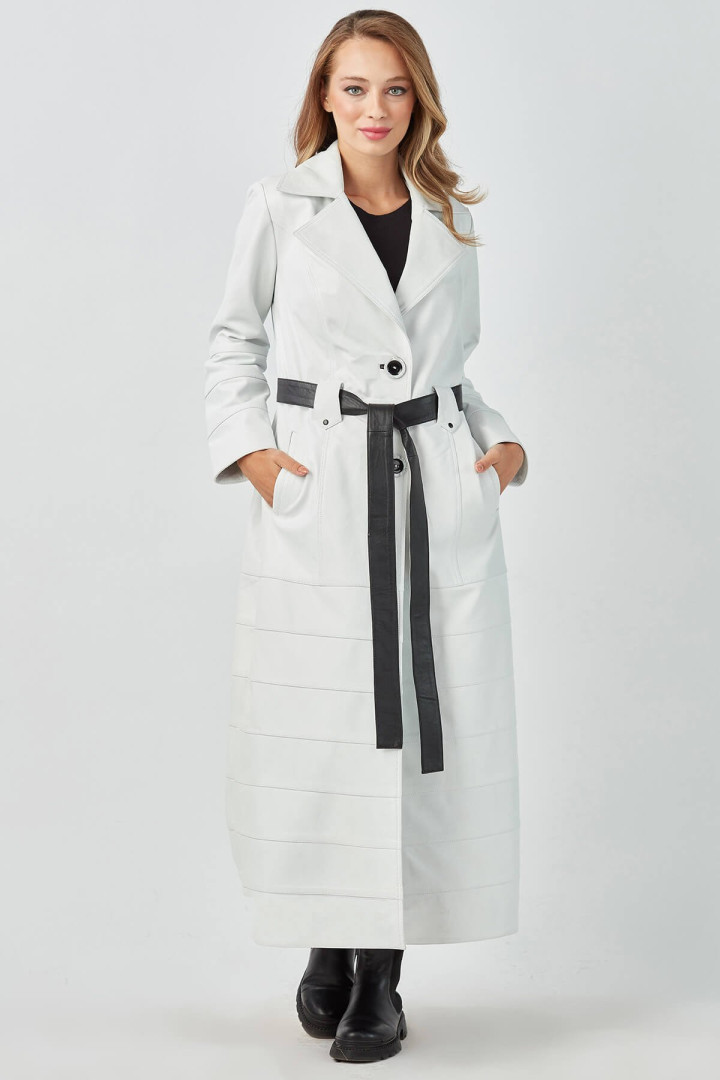 Пальто женское Deriza DK-Z3019B белое XL (товары доставляются из-за рубежа)