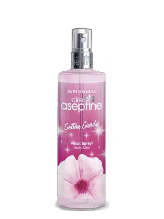 Турецкий парфюмированный мист для тела Cire Aseptine Body Mist Cotton Candy парфюм 50 мл