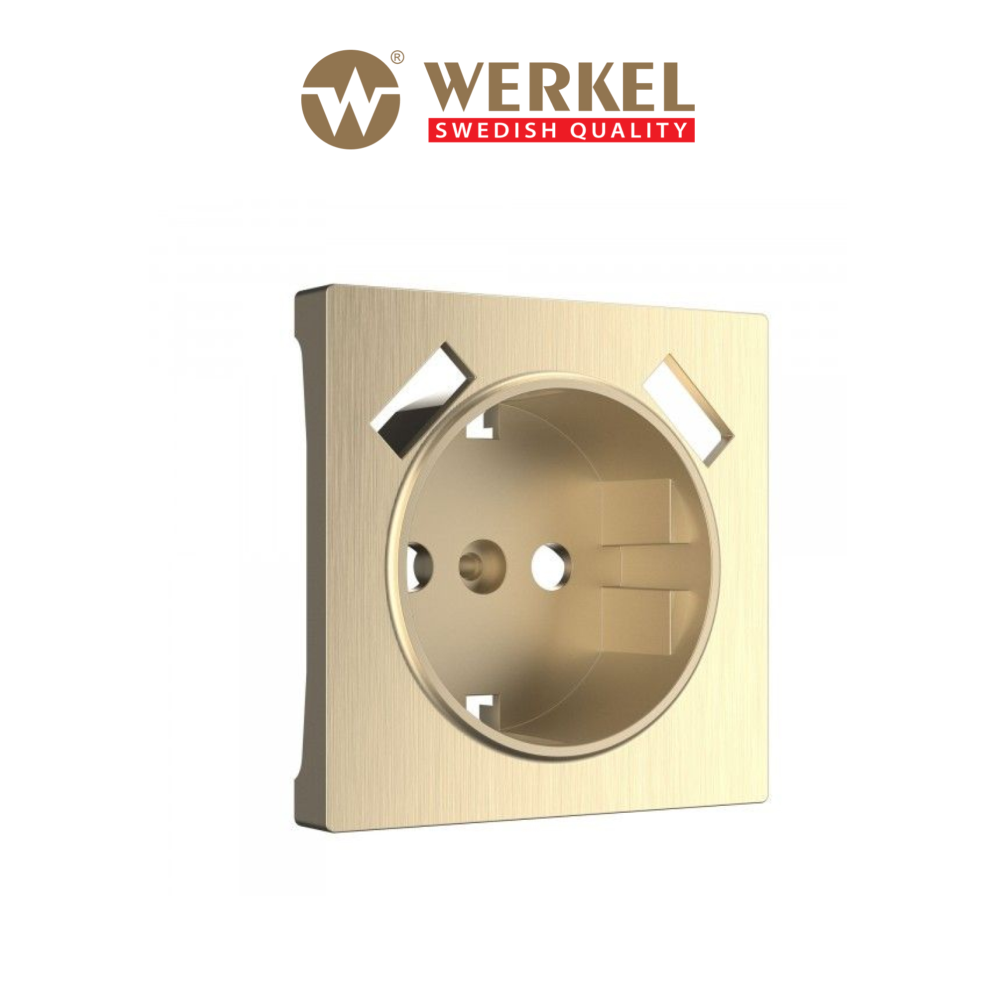 

Накладка для розетки USB Werkel W1179510, шампань рифленый, Бежевый