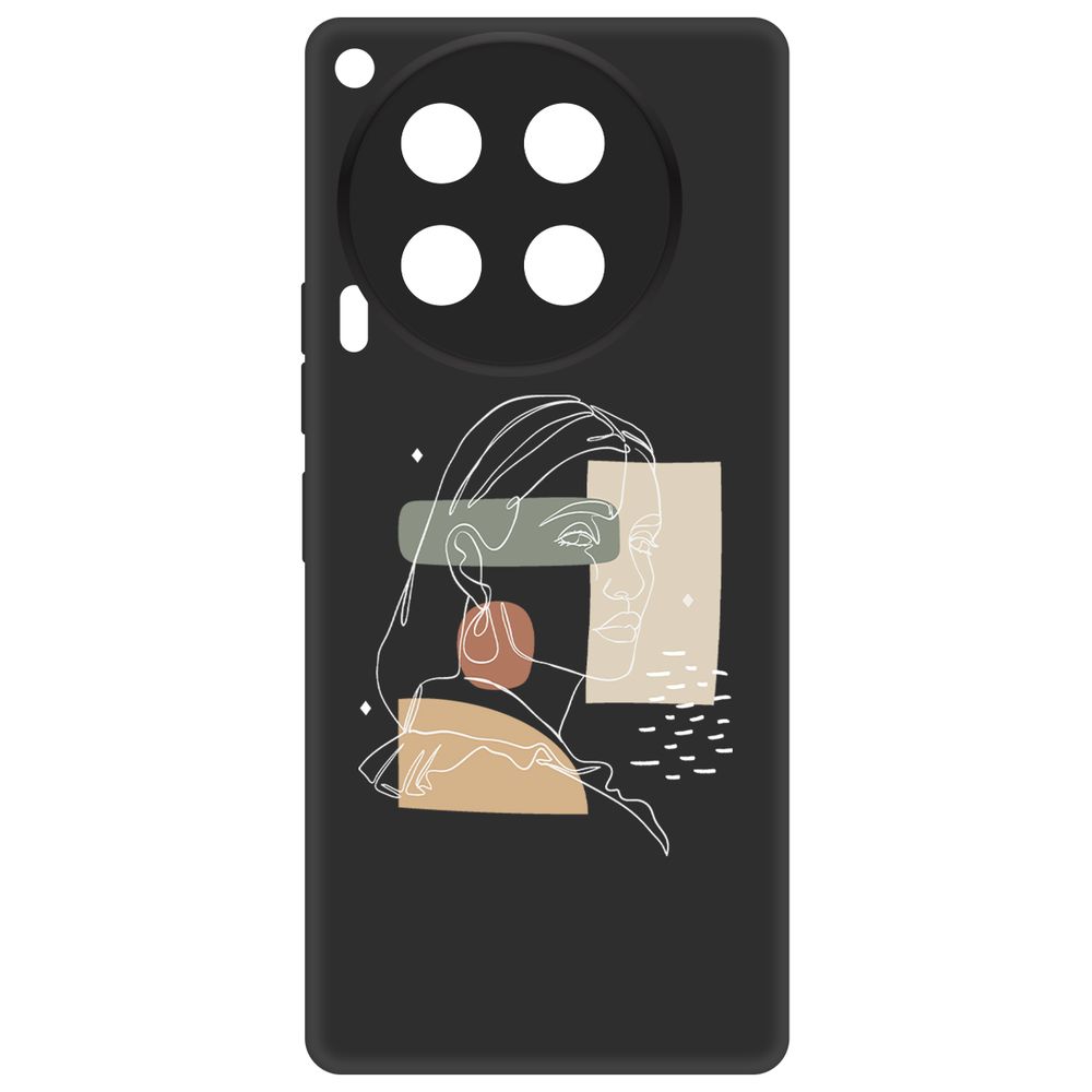 

Чехол-накладка Krutoff Soft Case Уверенность для TECNO Camon 30 черный