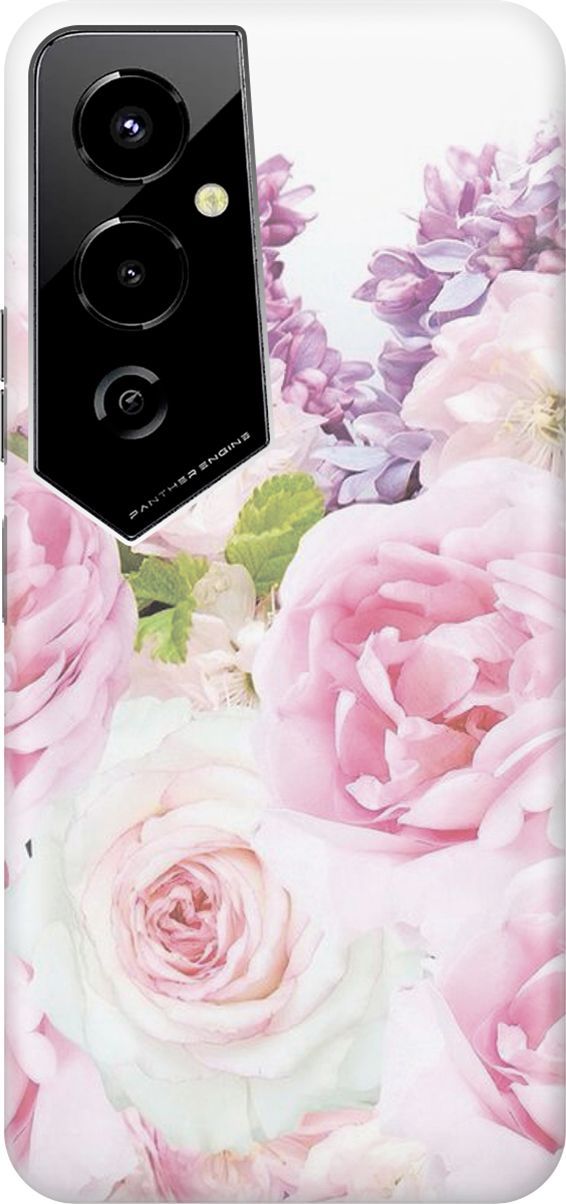 

Силиконовый чехол на Tecno Pova 4 Pro с принтом "Розовый букет", Белый;розовый, 158084
