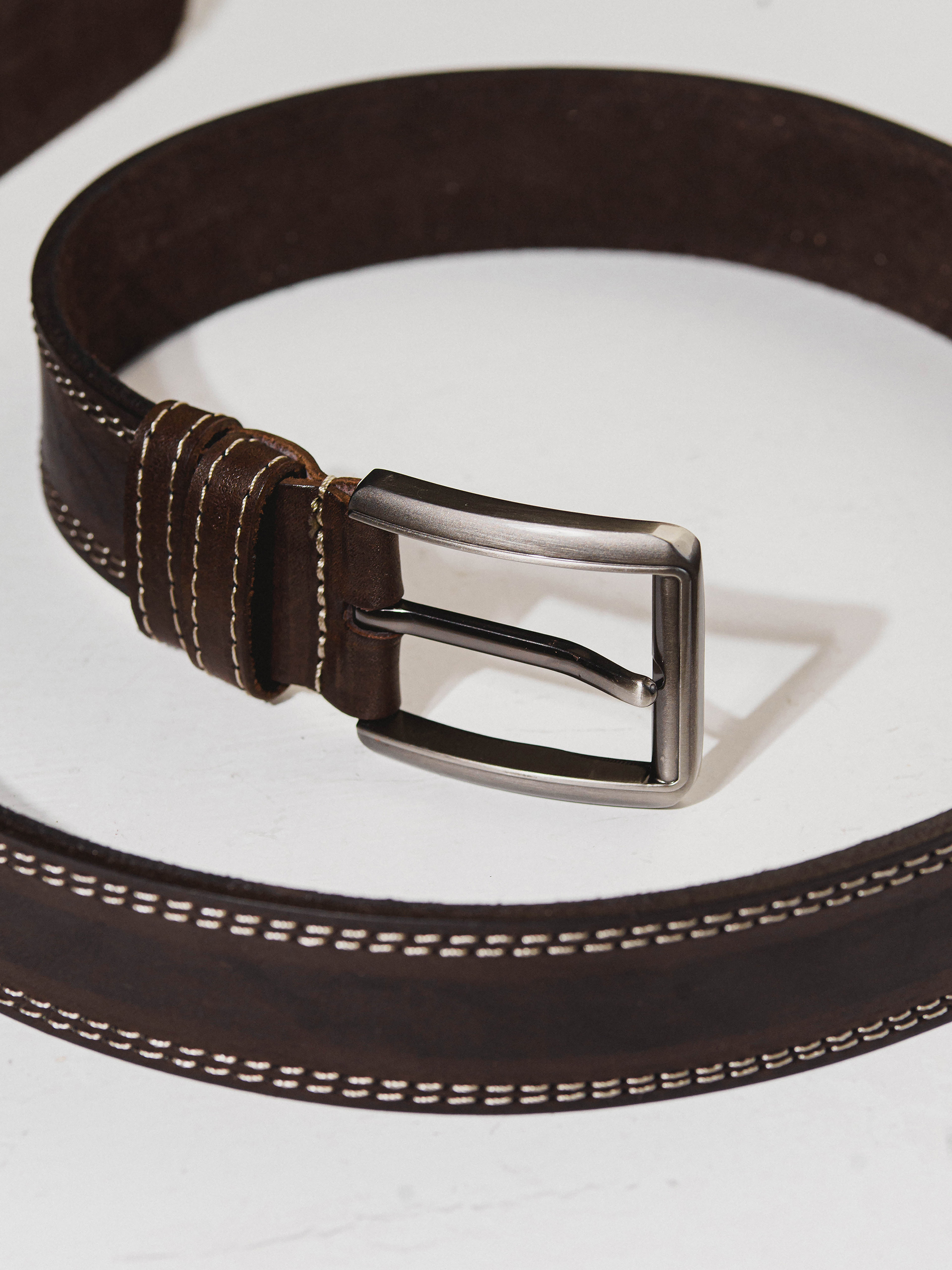 Ремень мужской AVSEN Rem70 темно-коричневый, 100 см