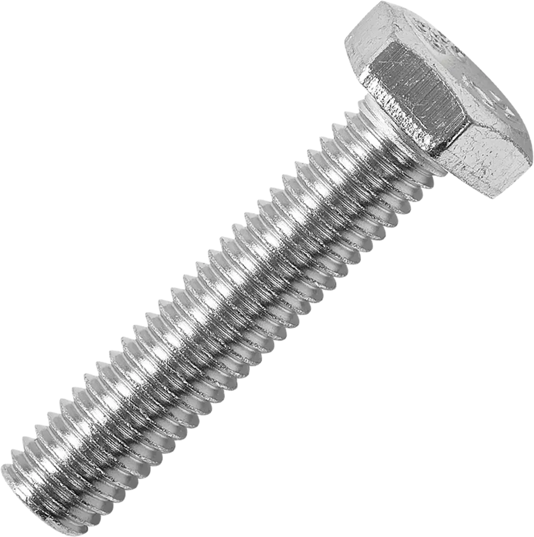 Болт с гайкой и шайбой M6x30 мм, 6 шт.