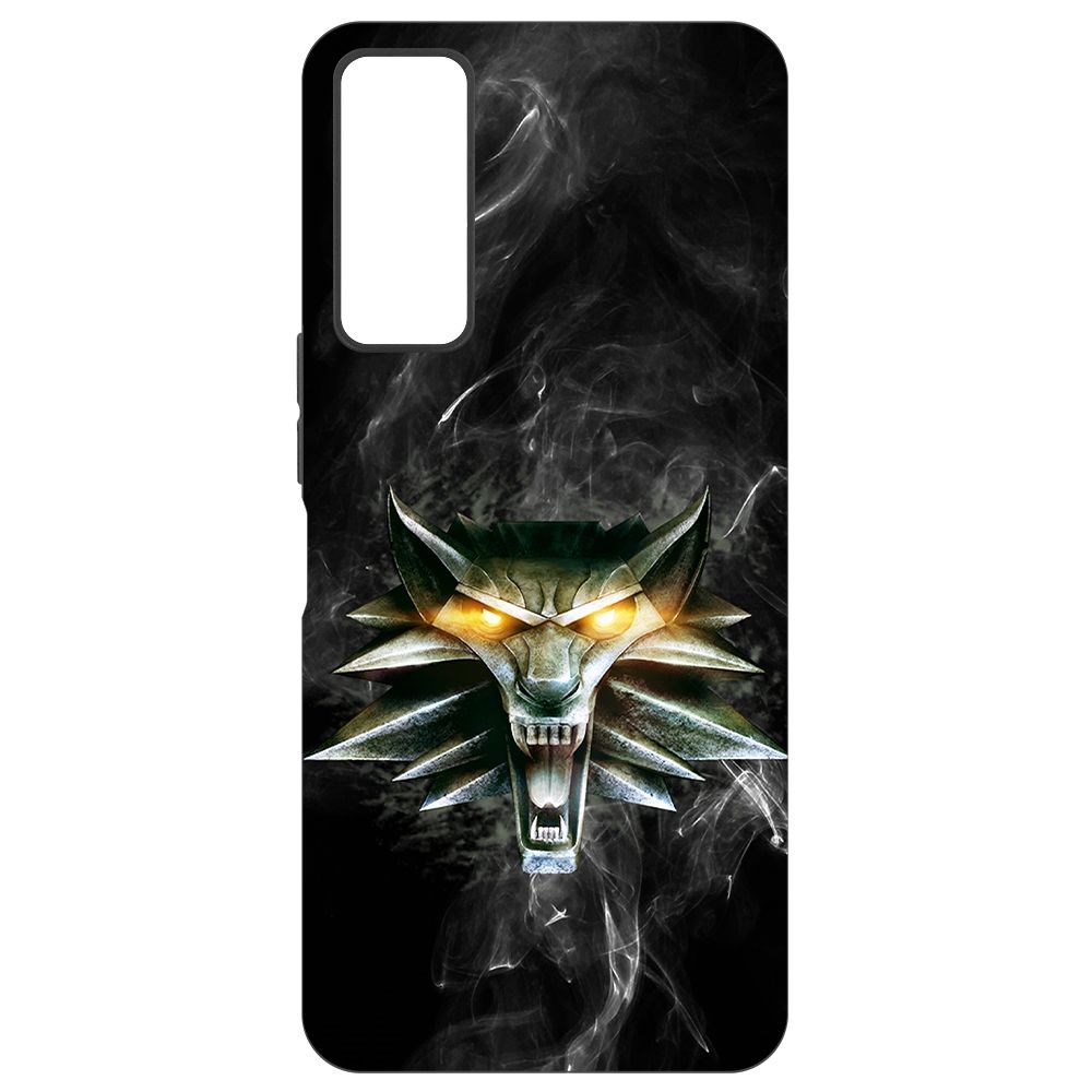 

Чехол-накладка Krutoff Soft Case Ведьмак. Школа Волка для TCL 30+ черный