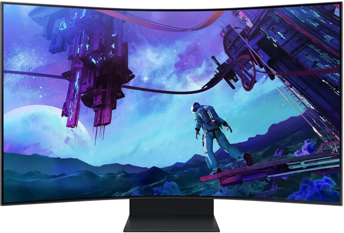 Монитор Samsung 55 S55CG97WNI черный VA