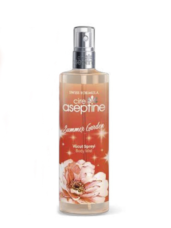 Турецкий парфюмированный мист спрей для тела Cire Aseptine Body Mist Summer Garden парфюм