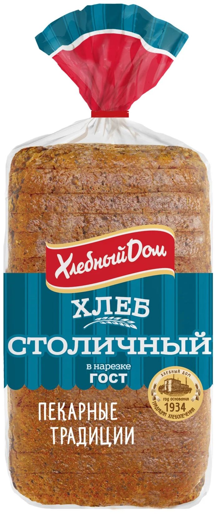 Хлеб Хлебный Дом Столичный нарезка 300 г
