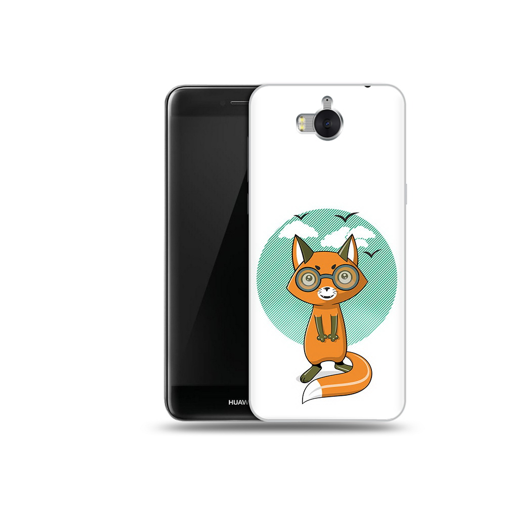 Чехол MyPads Tocco для Huawei Y5 задумчивая лиса (PT91582.58.348)