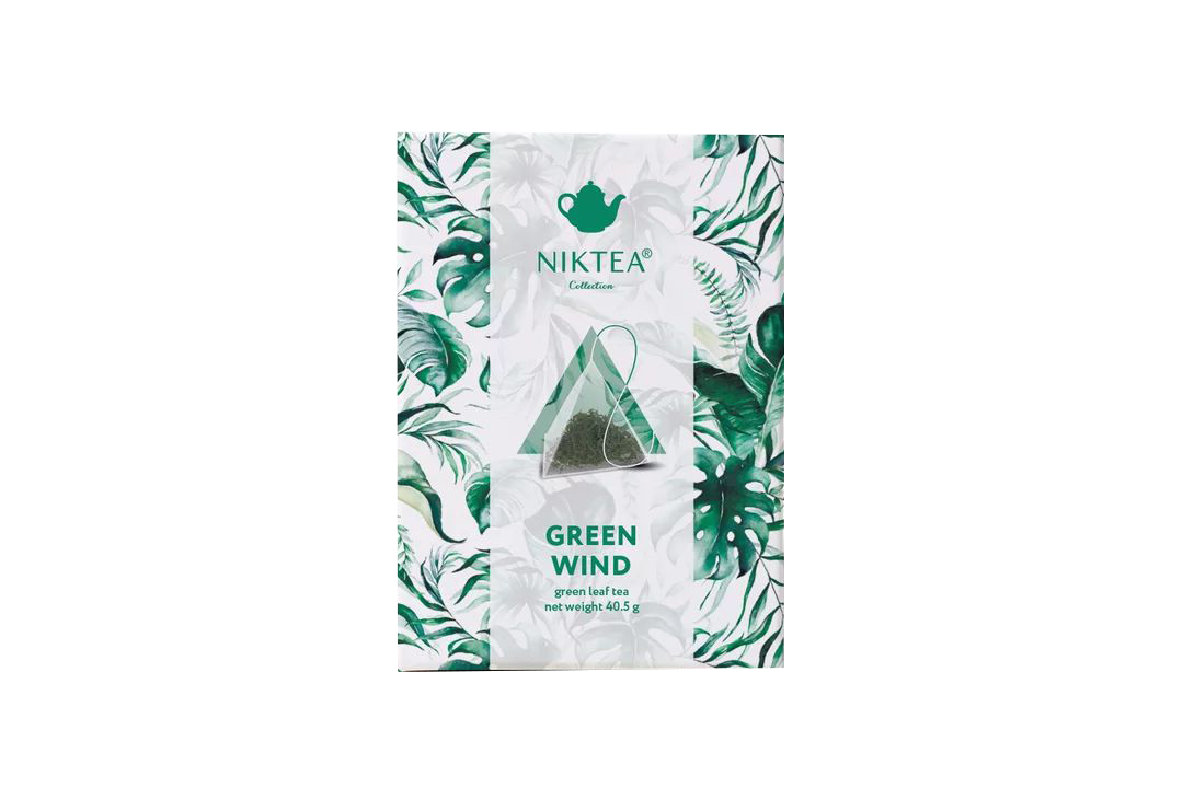 Чай зеленый Niktea Зеленый Ветер в пакетиках 2,7 г х 15 шт