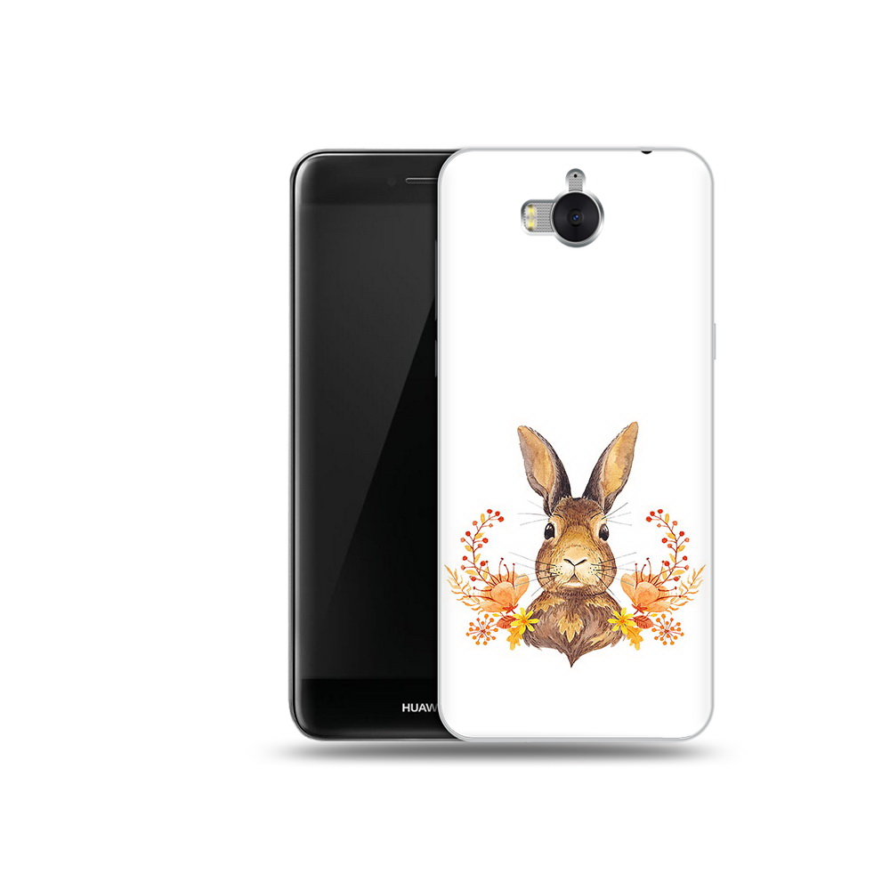 

Чехол MyPads Tocco для Huawei Y5 зайка в цветах (PT91582.58.349), Прозрачный, Tocco