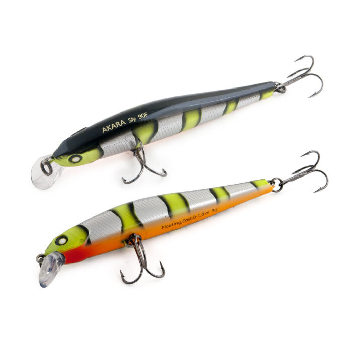 

Воблер Akara Sly 90SP 9 гр 1/3 oz 3,5 in A72, Разноцветный, Sly