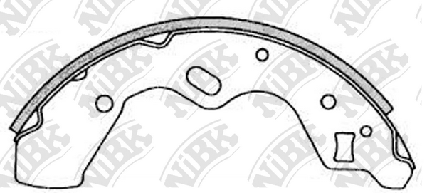 

Комплект тормозных колодок NiBK FN3388