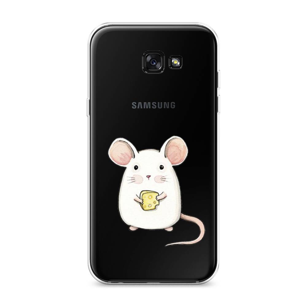 

Чехол Awog на Samsung Galaxy A7 2017 / Самсунг A7 2017 "Мышка", Белый;розовый;прозрачный, 20950-1