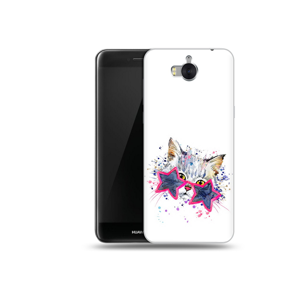 

Чехол MyPads Tocco для Huawei Y5 звездные очки (PT91582.58.353), Прозрачный, Tocco