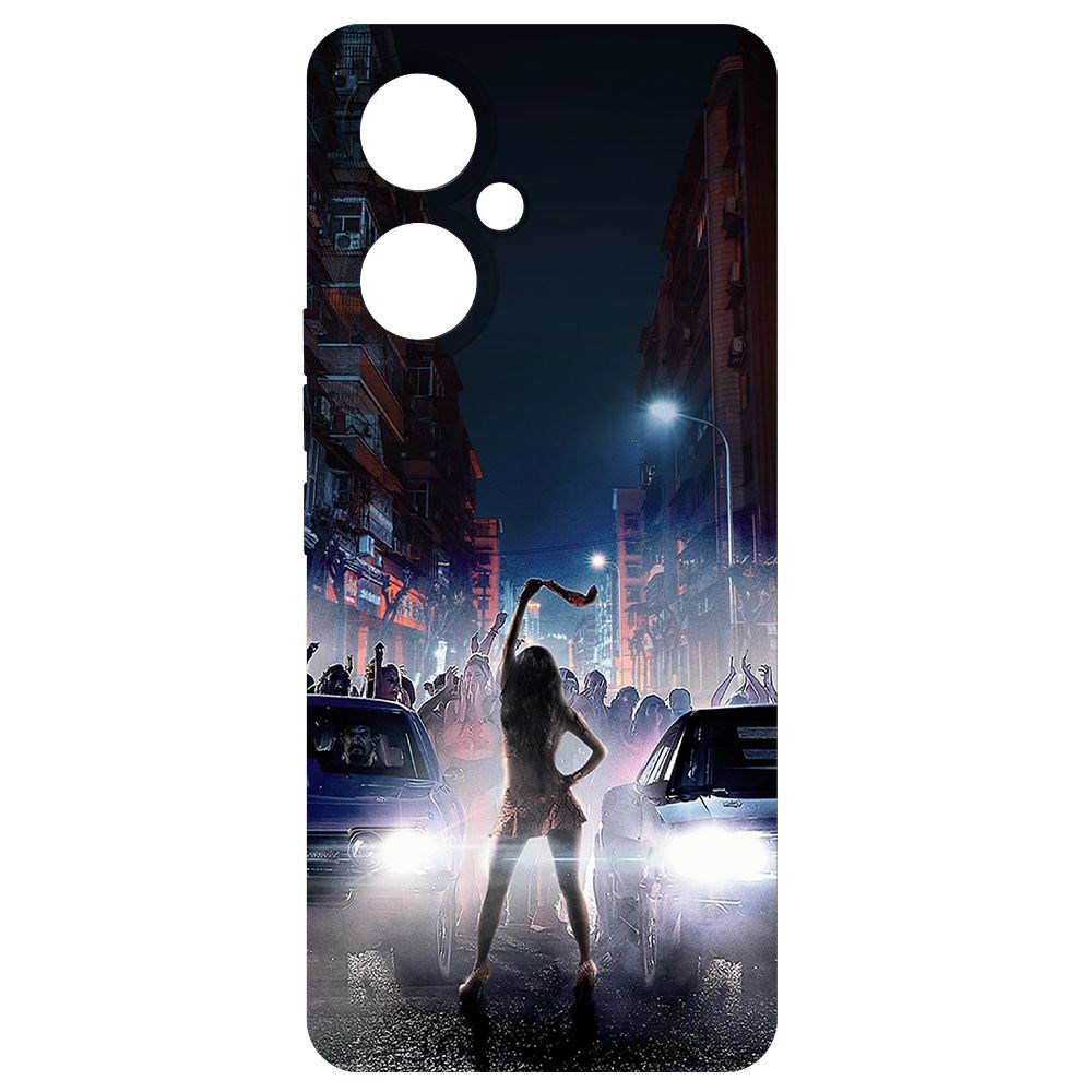 

Чехол-накладка Krutoff Soft Case Форсаж. Стритрейсинг для Tecno Camon 19 Pro черный