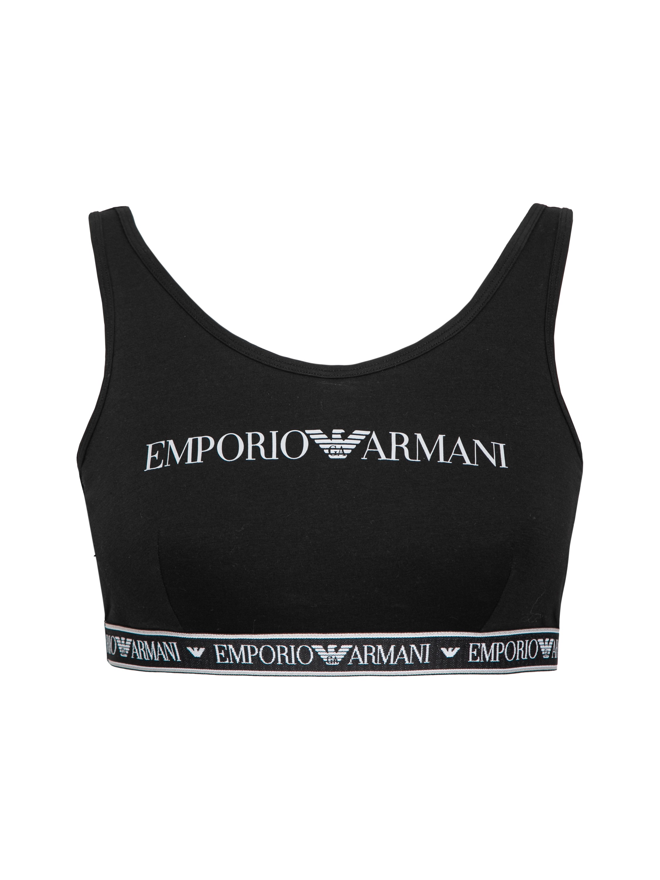 

Топ женский EA Underwear 1644032F227 черный 46 RU, 1644032F227