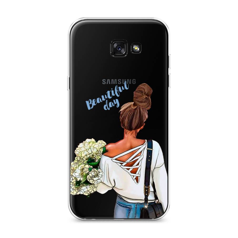 

Чехол Awog на Samsung Galaxy A7 2017 / Самсунг A7 2017 "Beautiful day vector", Коричневый;белый;зеленый, 20950-6