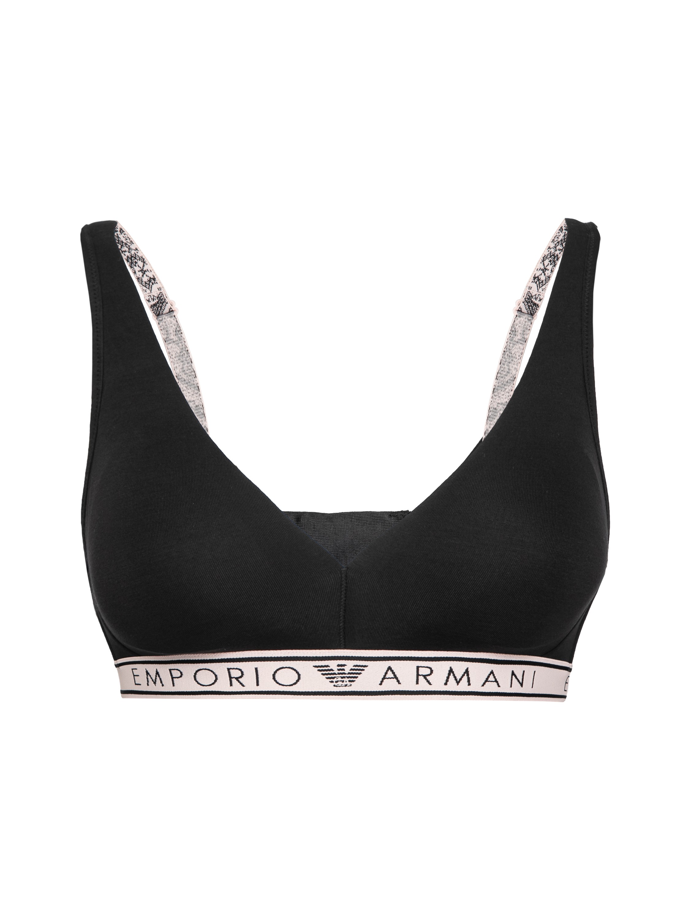 

Топ женский EA Underwear 1645302F221 черный 44 RU, 1645302F221