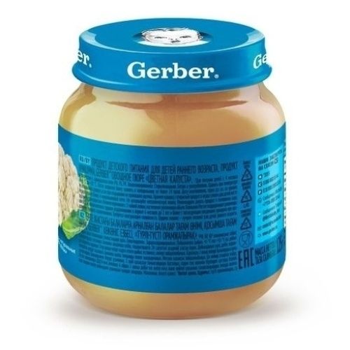 Пюре Gerber Цветная капуста с 4 месяцев 125 г 150₽