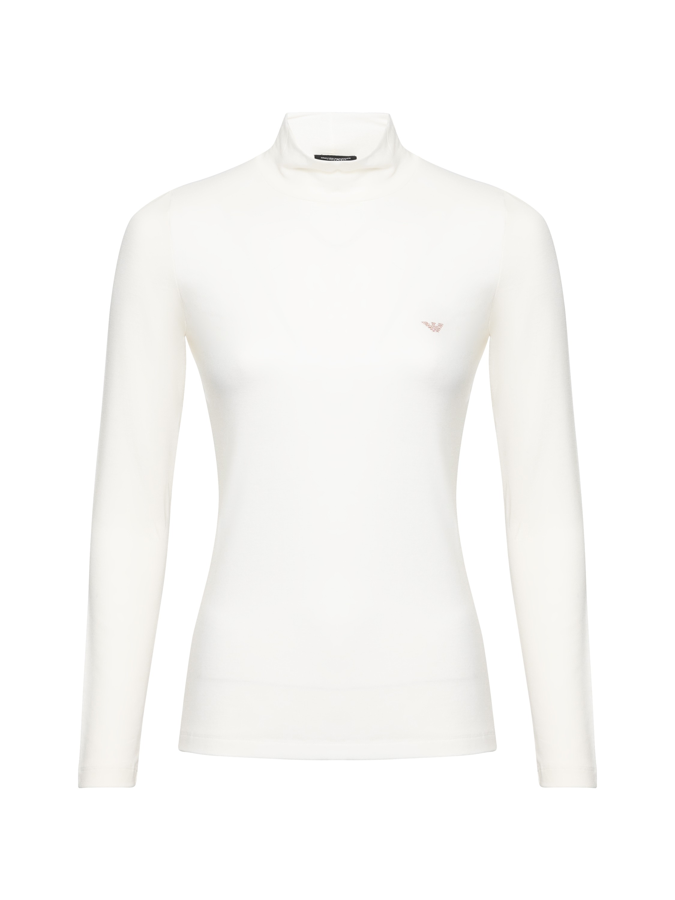 

Лонгслив женский EA Underwear 1646332F223 белый 46 RU, 1646332F223