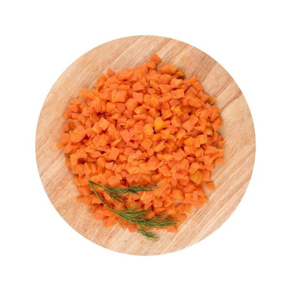 

Морковь отварная кубики +-200 г