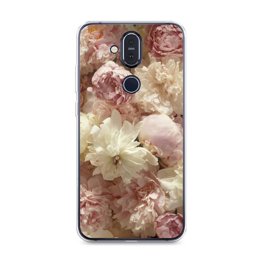

Чехол Awog на Nokia 8.1 / Нокиа 8.1 "Пионы светлые", Бежевый;коричневый, 122250-8