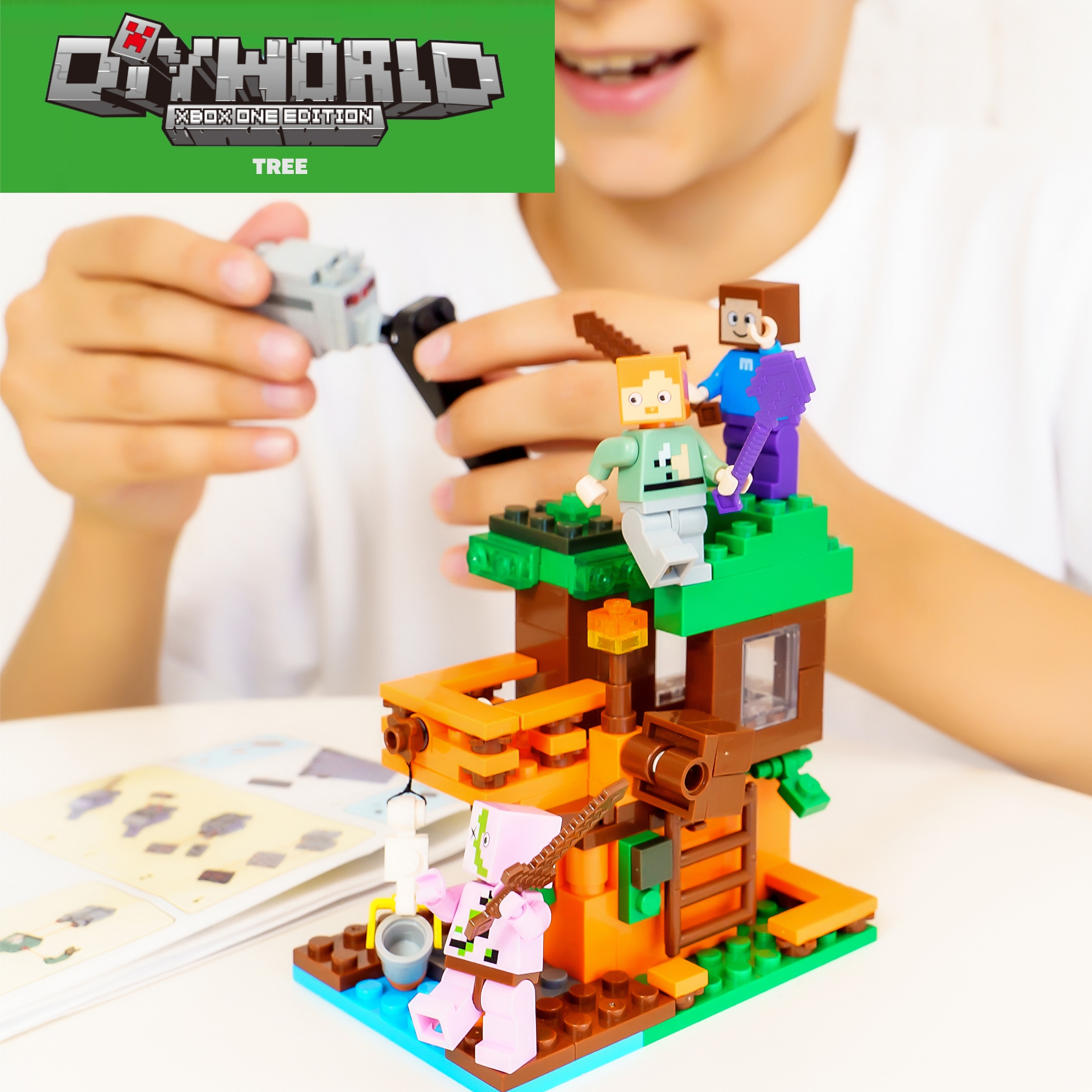 

Конструктор minecraft детский Майнкрафт аналог лего