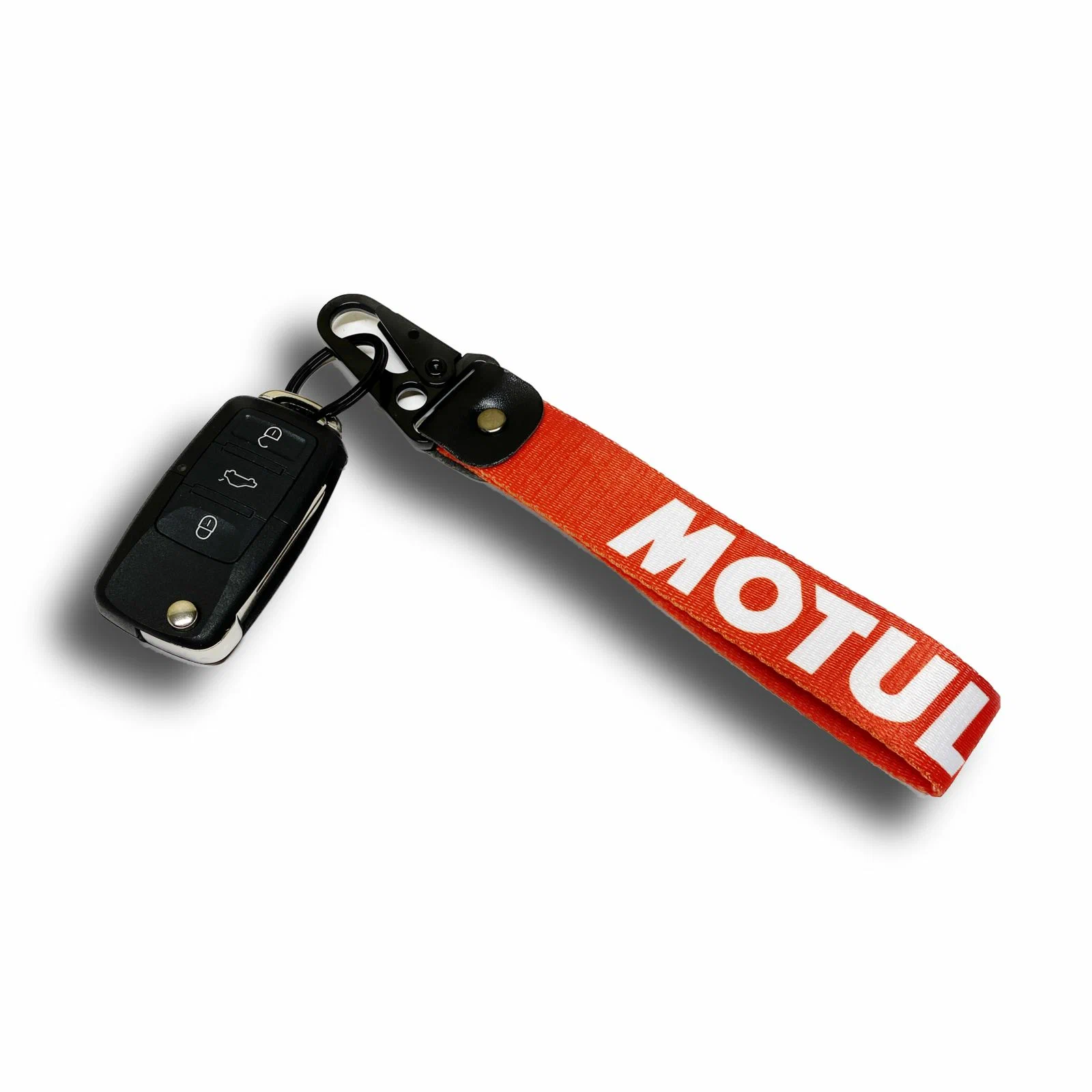 

Брелок тканевый для ключей, на портфель с логотипом MOTUL
