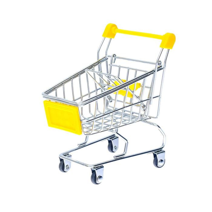 

Подставка для канцтоваров "Тележка" 92243yellow желтого цвета, Желтый