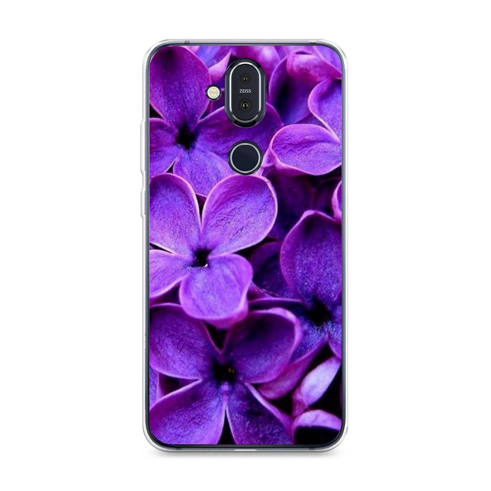 

Чехол Awog "Сирень крупная" для Nokia 8.1, 122250-8