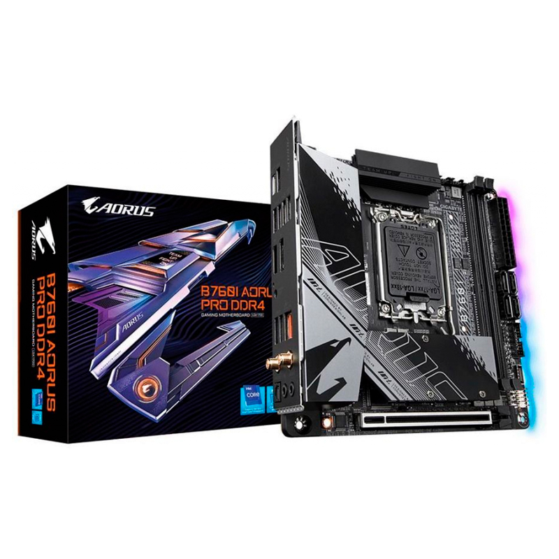 

Материнская плата GIGABYTE B760I AORUS PRO DDR4, B760I AORUS PRO DDR4