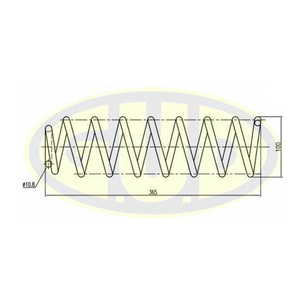 

Пружина Подвески G.U.D арт. GCS272933