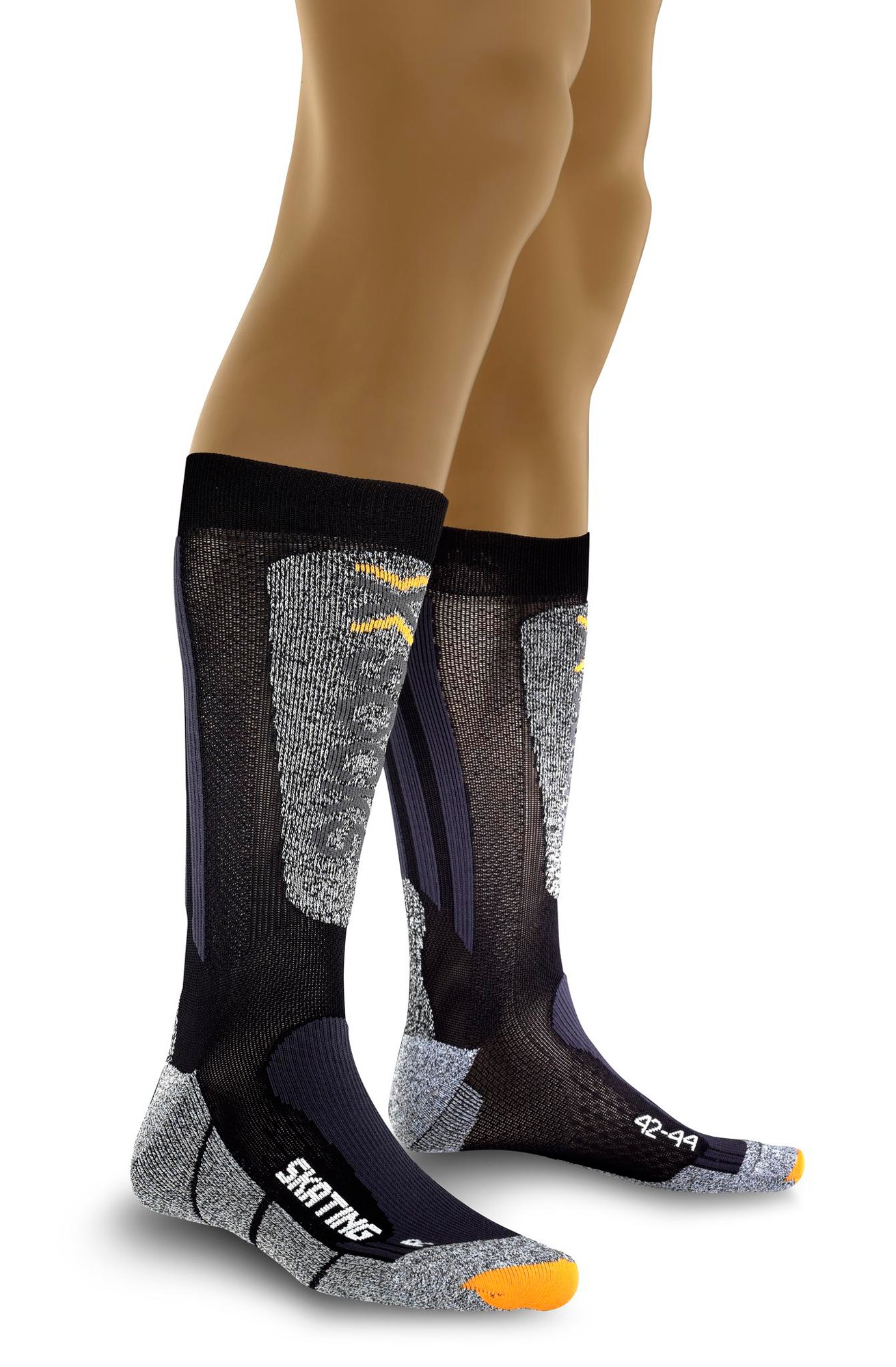 

Носки унисекс X-Socks X20045 черные, Черный, X20045