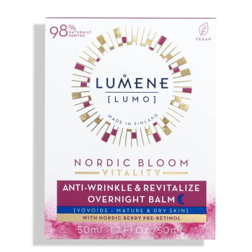фото Ночной бальзам lumene nordic bloom lumo vitality anti-wrinkle & revitalize overnight balm