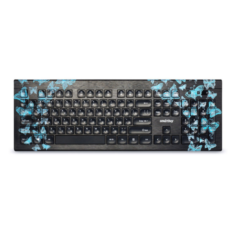 Проводная клавиатура SmartBuy ONE 223 Black/Blue (SBK-223U-B-FC)