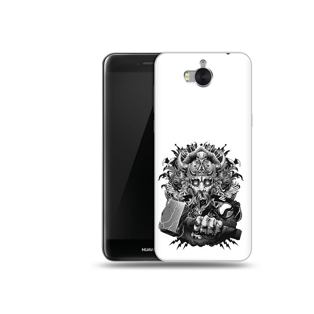 

Чехол MyPads Tocco для Huawei Y5 злой тор (PT91582.58.363), Прозрачный, Tocco