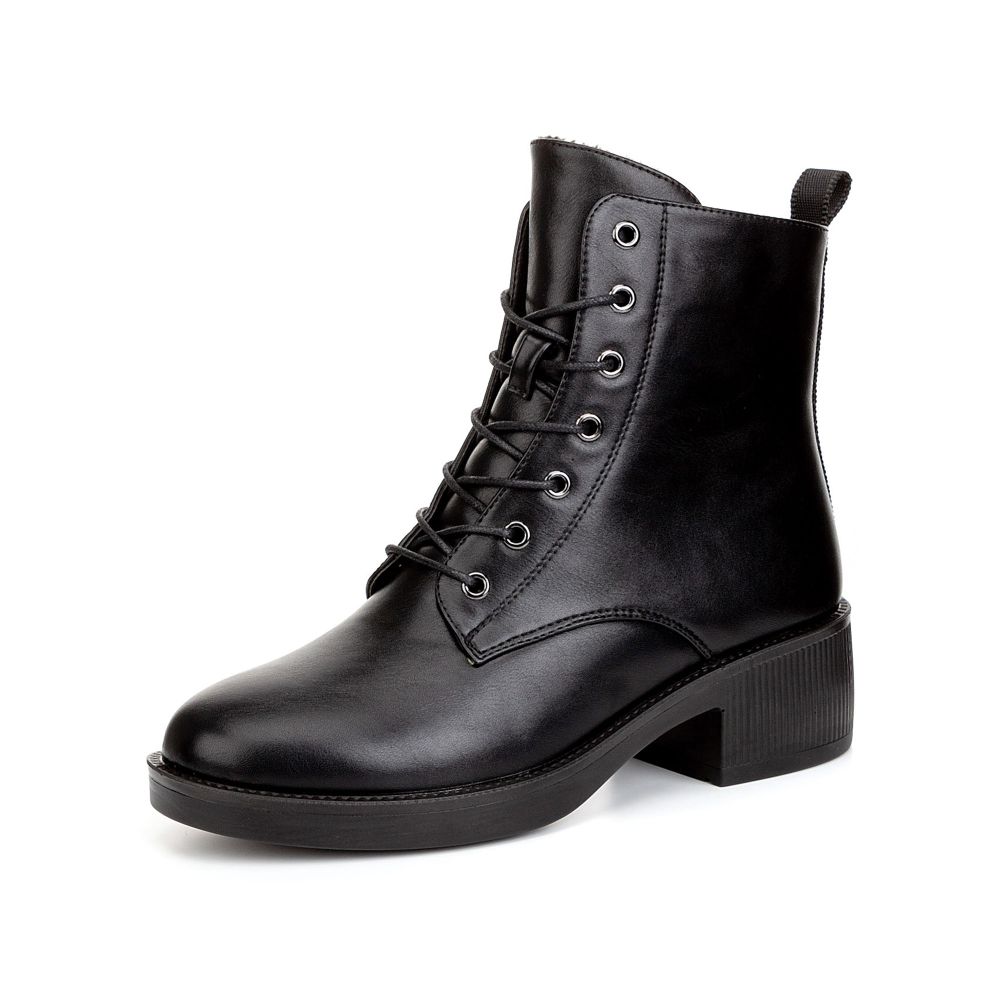 фото Ботинки женские instreet 245-22wk-389sw черные 39 ru