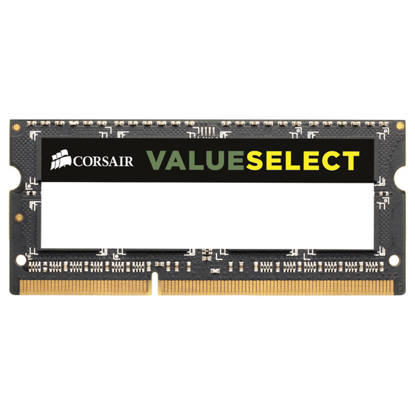 

Оперативная память Corsair Laptop Memory CMSO4GX3M1A1333C9 , DDR3 1x4Gb, 1333MHz, Laptop Memory CMSO4GX3M1A1333C9