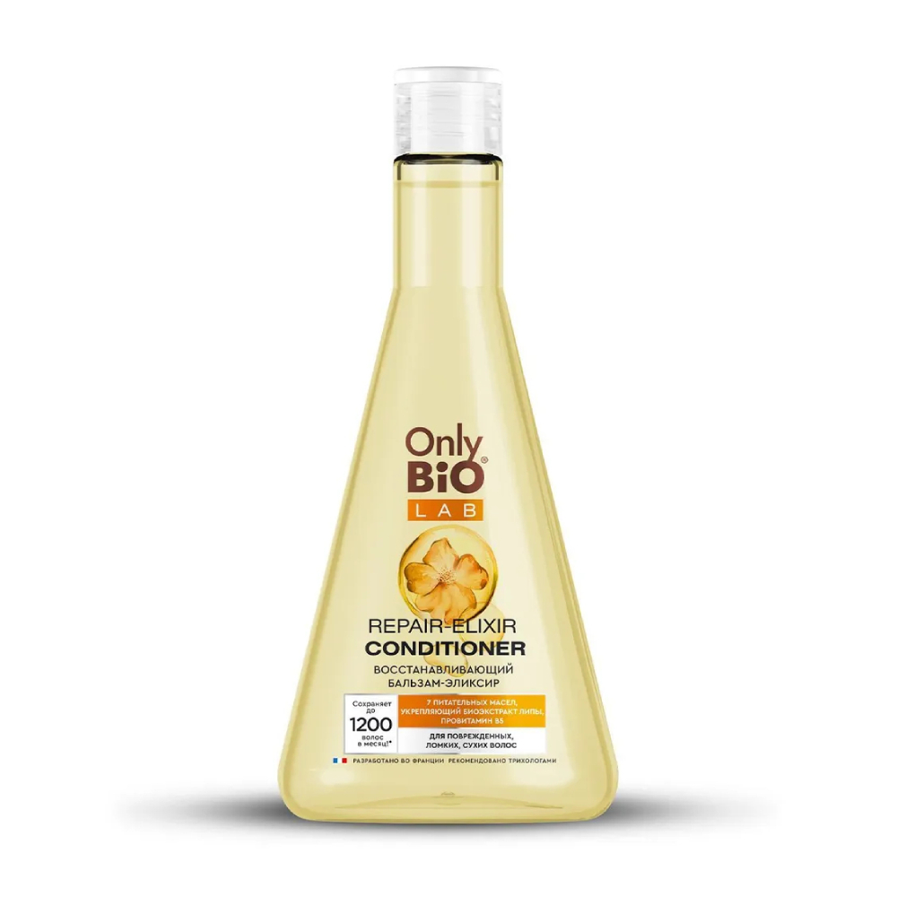 Бальзам для волос Only Bio Lab Repair-Elixir восстанавливающий, 340 мл эликсир на основе масла арганы argan repair elixir oil