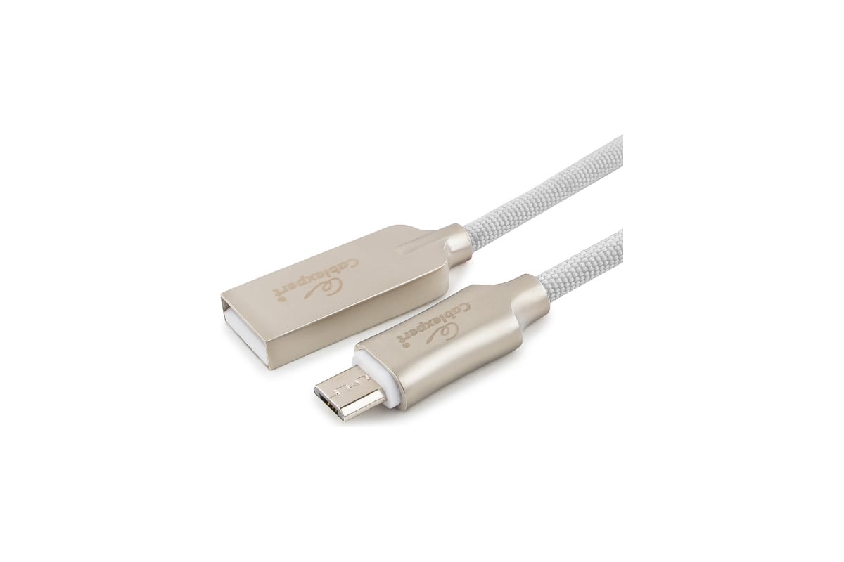 Кабель Cablexpert USB - Micro-USB, 1.8 м, белый (CC-P-mUSB02W-1.8M)