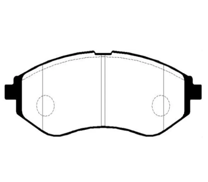 

Противоскрипные пластины Ctr передние для Daewoo Kalos 1.2i/1.4i 2002- GK0439