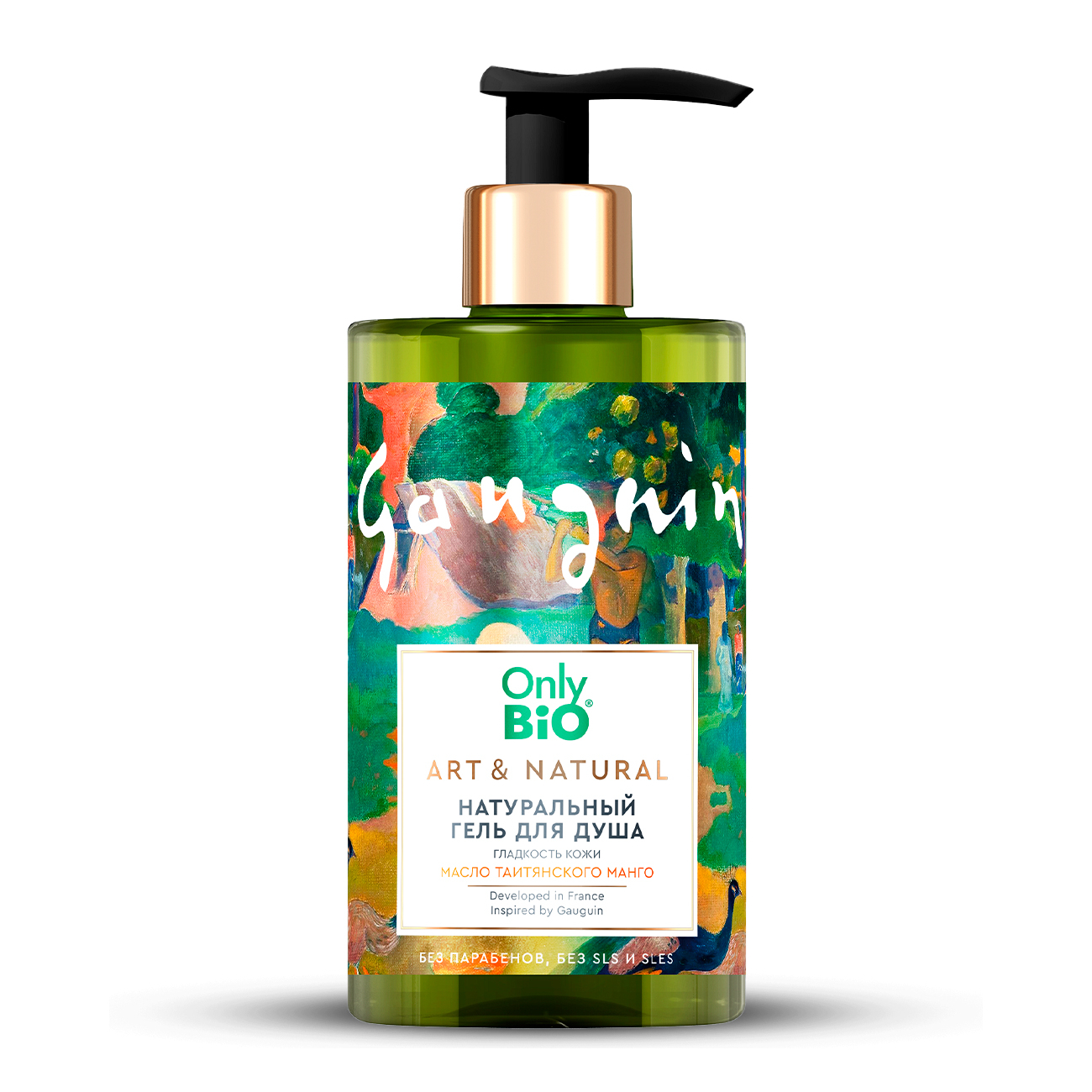 Гель для душа Only Bio Art & Natural Гладкость кожи масло таитянского манго 420 мл