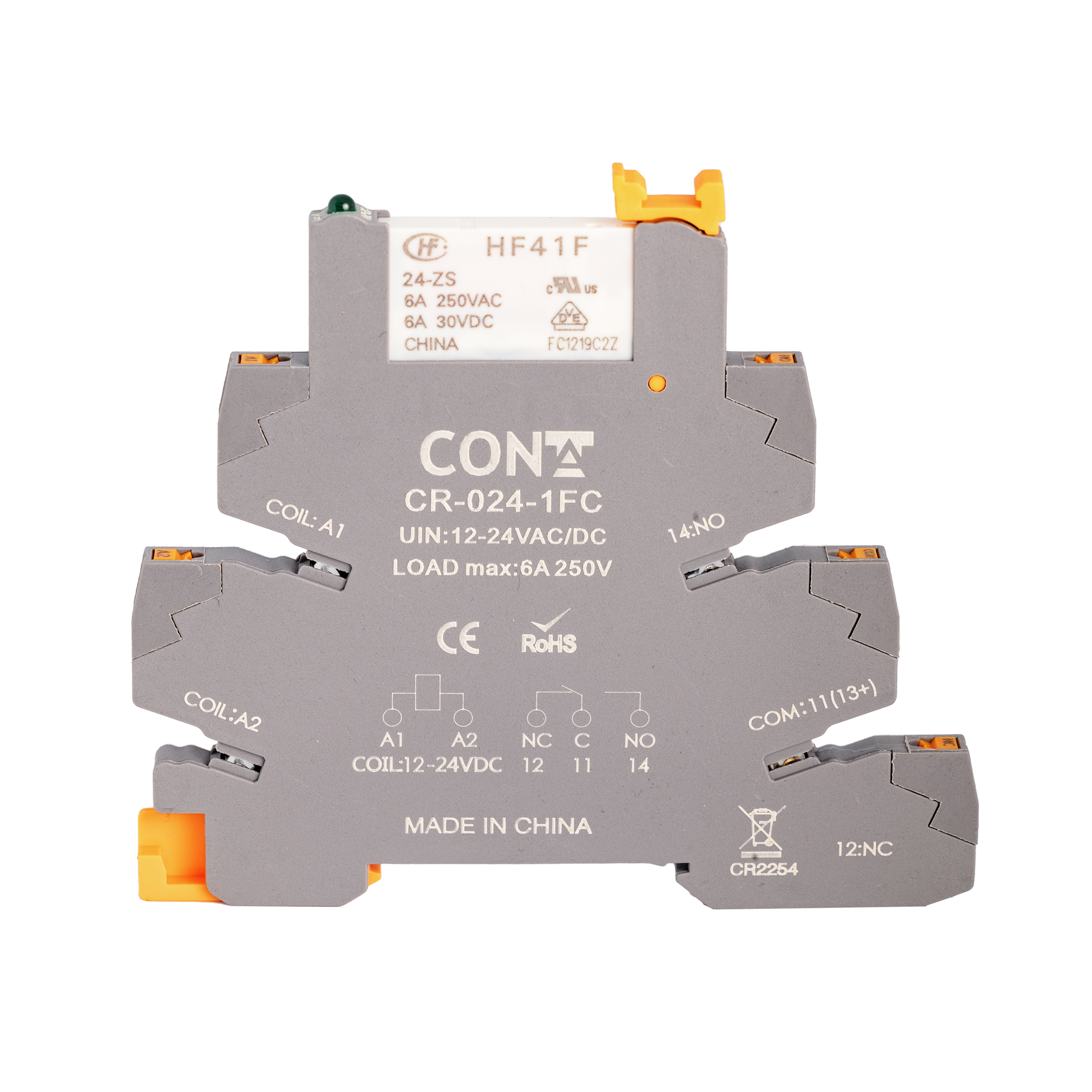 Реле одноконтактное Conta CR-024-1FC (10 шт)