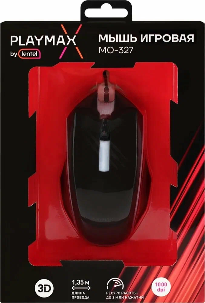 

Игровая мышь Playmax MO-327 Black, MO-327