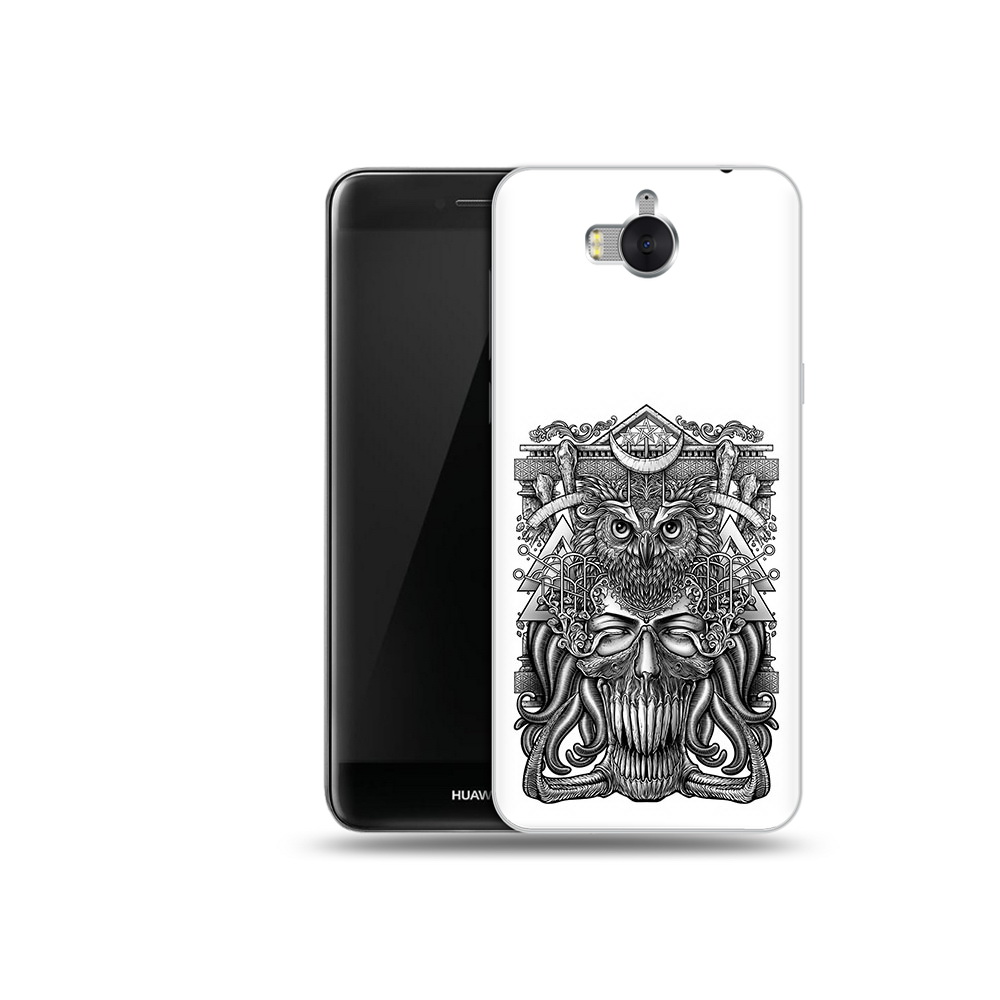 

Чехол MyPads Tocco для Huawei Y5 зубастая сова (PT91582.58.369), Прозрачный, Tocco