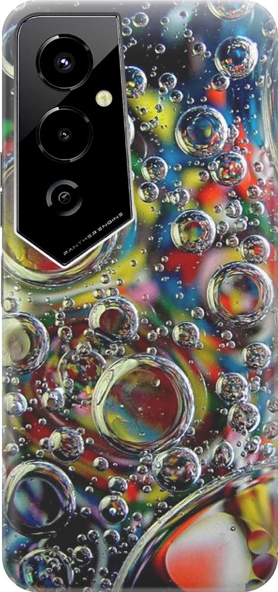 

Силиконовый чехол на Tecno Pova 4 Pro с принтом "Маленькие пузырьки", Желтый;красный, 158076