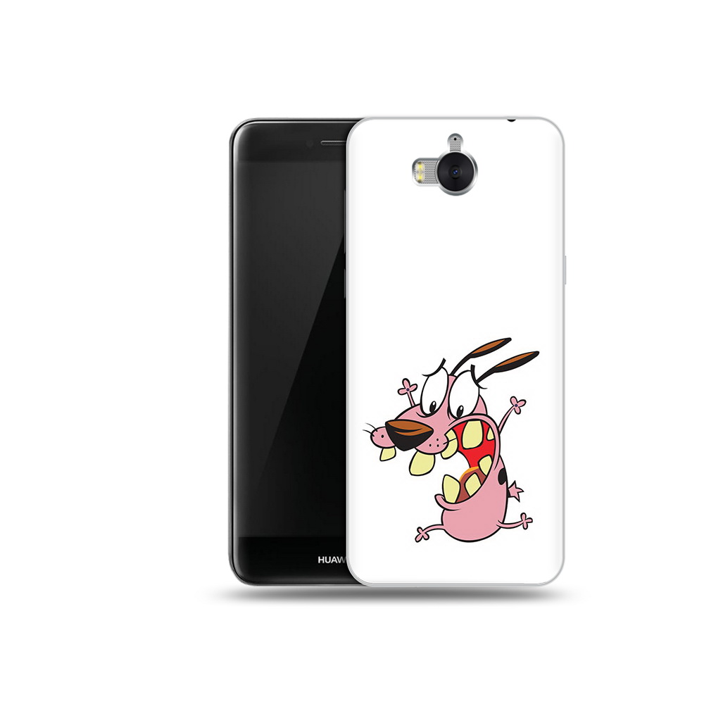

Чехол MyPads Tocco для Huawei Y5 зубастый бобик (PT91582.58.371), Прозрачный, Tocco