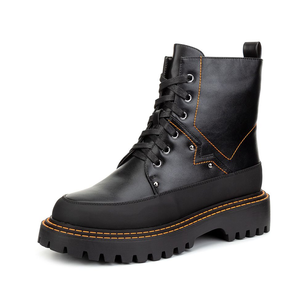

Ботинки женские INSTREET 25-12WB-531SW черные 36 RU, Черный, 25-12WB-531SW