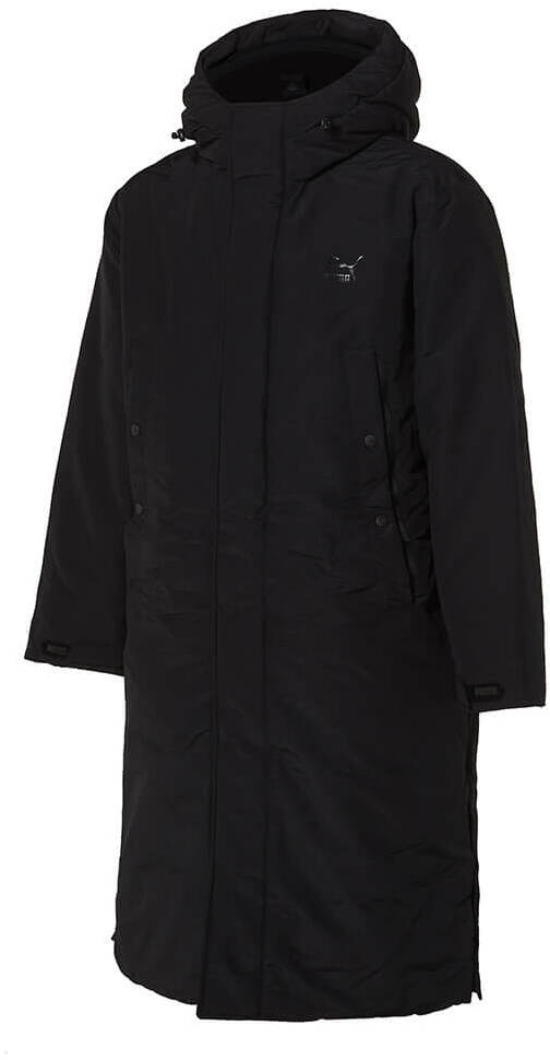 Пуховик унисекс PUMA Non-Quilted Long Down Jackets черный S