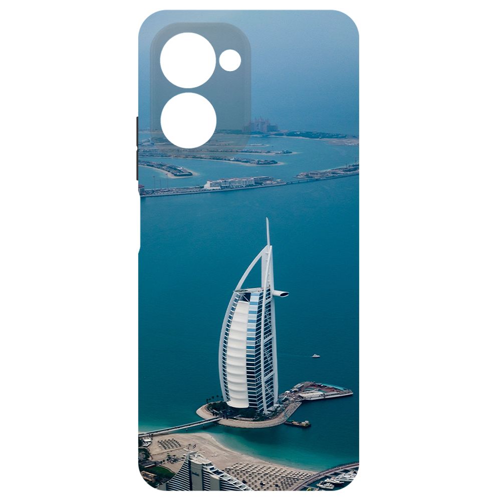

Чехол-накладка Krutoff Soft Case ОАЭ, Бурдж-эль-Араб для Realme C33 2023 черный